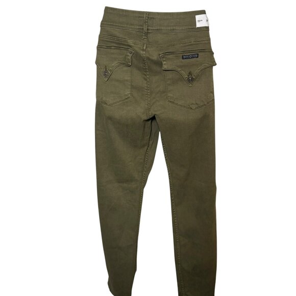 Hudson Jeans Collin Flap Skinny Jeans Ivy Green Size 31 NWT $189 - Picture 6 of 8